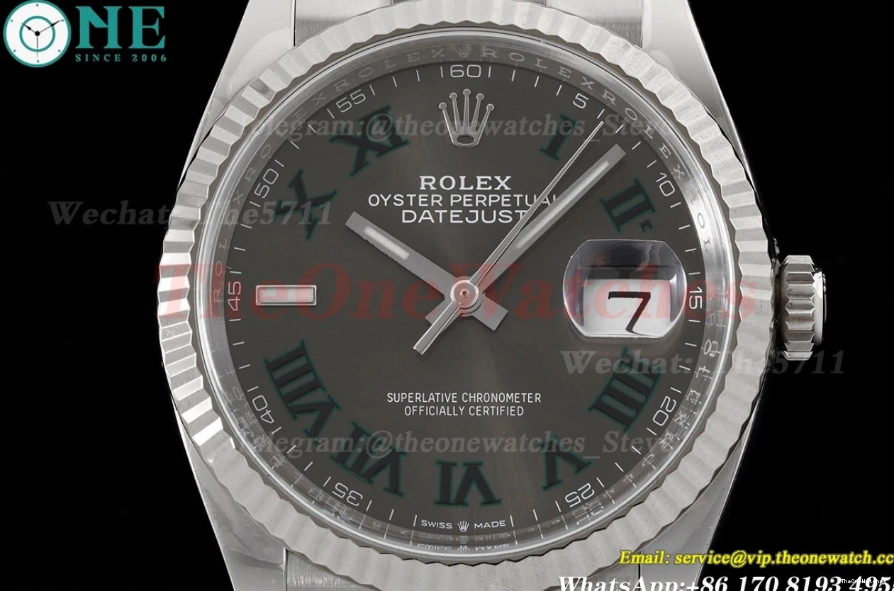 SH3235 SS SS 36mm Rmn Clean 126234 Grey Datejust Jub 0117